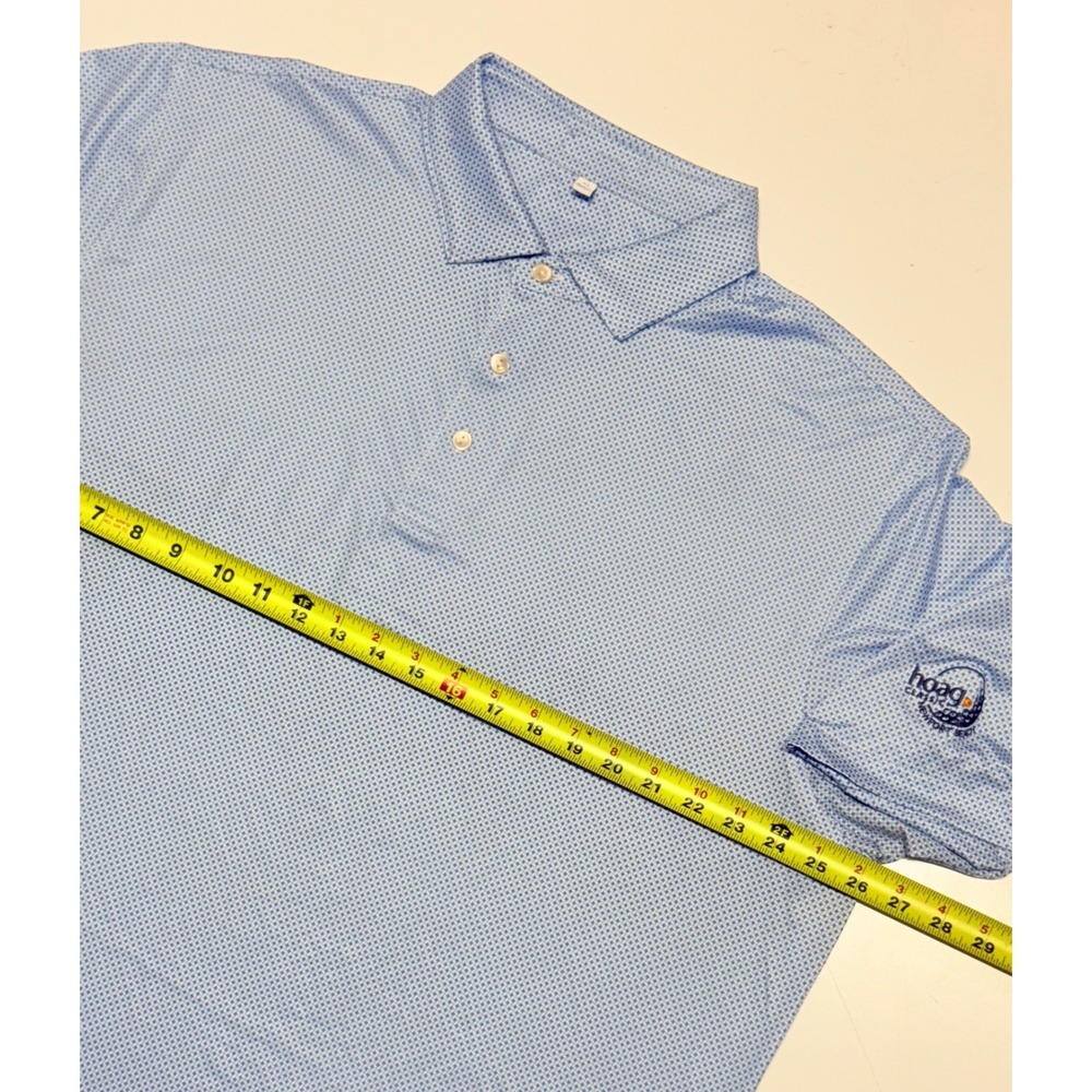 Peter Millar Summer Comfort Hoag Classic Golf Polo Shirt Mens XL Birdseye